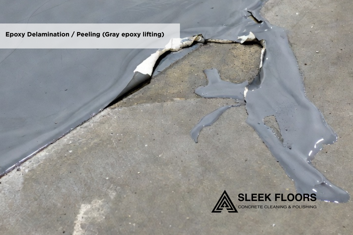 Epoxy Delamination _ Peeling (Gray epoxy lifting)