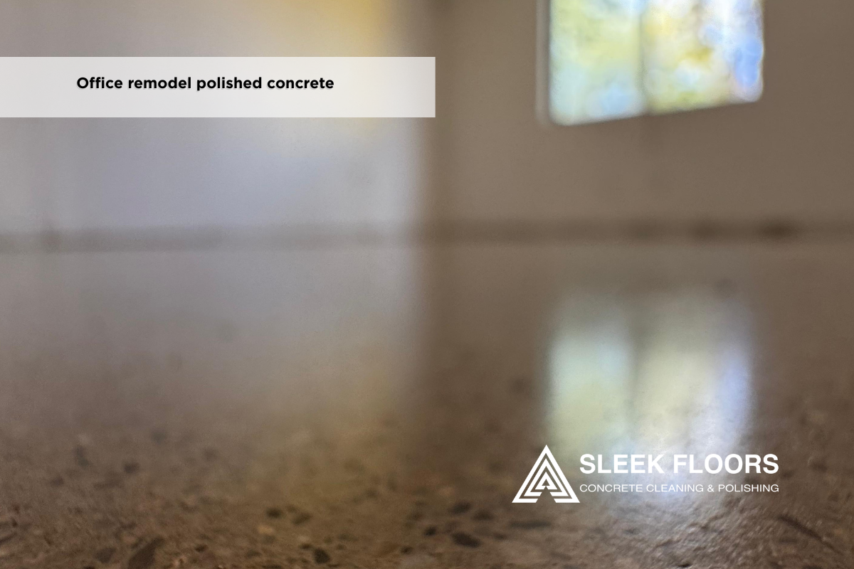 Office remodel polished